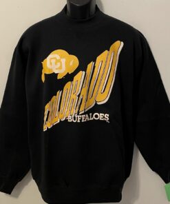 Vintage 90's Univ Colorado Buffaloes Hanes Crew Neck Sweatshirt, Hoodie, Shirt