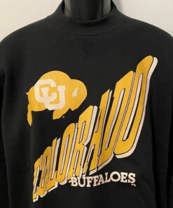 Vintage 90's Univ Colorado Buffaloes Hanes Crew Neck Sweatshirt, Hoodie, Shirt