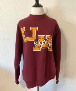 Vintage 90s University Of Minnesota Sweatshirt, Women's Pullover Sweaters & Sweatshirts, Gear For Sports College Student Alumni Um
