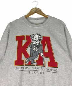 Vintage 90s University of Arkansas Crewneck Sweatshirt, Hoodie, Shirt, Hogs Shirt Gifts For Razorbacks Fans, Arkansas Razorbacks Hoodie
