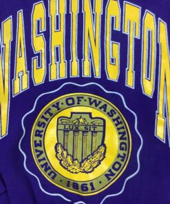 Vintage 90s Washington Huskies Crewneck Sweatshirt, UW Hoodie College Student Gift, University Basketball Fan Shirt