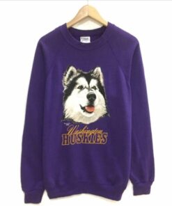 Vintage 90s Washington Huskies Football Team Sweatshirt Crewneck, Vintage Shirt, T Shirt, Hoodie