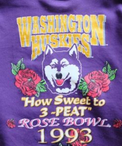 Vintage 90s Washington Huskies Rose Bowl 1993 Sweatshirt, Vintage 90s T-Shirt, Gift For Him