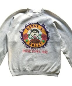 Vintage 90s Washington Huskies Rose Bowl University of Washington Crewneck Sweatshirt, Vintage 90s Shirt, Gift For Her, Gift For Him