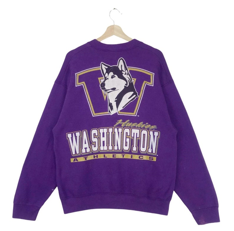 Vintage 90s Washington Huskies Sweatshirt, University of Washington Huskies Sweatshirt, Washington Huskies Shirt