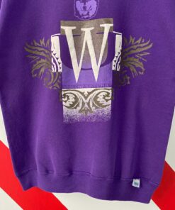 Vintage 90s Washington Huskies Sweatshirt Washington Huskies Crewneck University Washington Sweater Pullover Huskies Print Logo