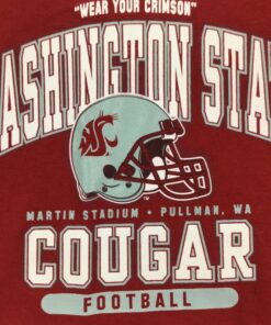 Vintage 90s Washington State Cougars Football T-Shirt, WSU Sweatshirt Gifts for Fans, Washington State Cougar Sweatshirts