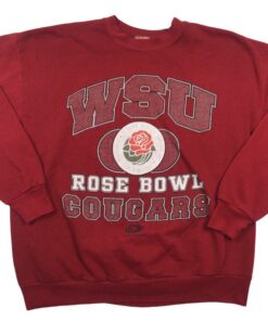 Vintage 90s Washington State Cougars Rose Bowl Crewneck Sweatshirt
