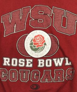 Vintage 90s Washington State Cougars Rose Bowl Crewneck Sweatshirt