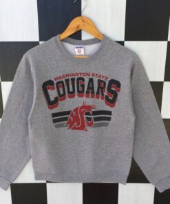 Vintage 90s Washington State Cougars Sweatshirt Jumper Washington State Cougars Crewneck, Vintage Shirt, Shirt, Hoodie