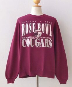 Vintage 90s Washington State University WSU Sweatshirt, Vintage 90s T-Shirt, Gift For Her, For Him