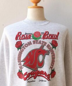 Vintage 90s Washington State University WSU Sweatshirt, Vintage 90s T-Shirt, Gift For Her, Gift For Him