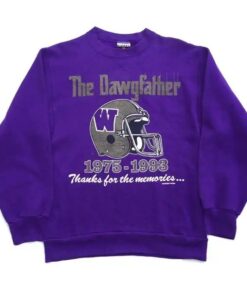 Vintage 90s Washiongton Huskies The Dawgfather Made In Usa, UW Hoodie College Student Gift, University Basketball Fan Shirt