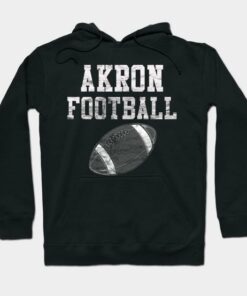 Vintage Akron Football Hoodie, University Of Akron Sweatshirt, Akron Zips Shirt Gifts for NCAA Fans