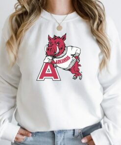 Vintage Arkansas Razorback Sweatshirt, Throwback Razorback Sweatshirt, Arkansas Football Sweater, Arkansas Razorback Crewneck, Woo Pig Shirt
