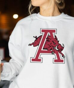 Vintage Arkansas Razorback Sweatshirt, University of Arkansas Crewneck, Razorback Sweater, Arkansas Football Sweater, Arkansas Crewneck Hoodie, Shirt