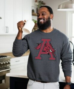Vintage Arkansas Razorback Sweatshirt, University of Arkansas Crewneck, Razorback Sweater, Arkansas Football Sweater, Arkansas Crewneck Hoodie, Shirt