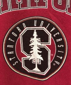 Vintage Cardinal Stanford Football Team Big Logo Sweatshirt Cardinal Stanford University College NCAA Sweater Jumper Crewneck