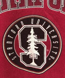 Vintage Cardinal Stanford Football Team Sweatshirt, Stanford University College Ncaa Sweater Jumper Crewneck