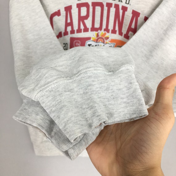 Vintage Cardinals Vs Cowboys Football Sweatshirt Stanford Oklahoma State NCAA Jumper Fiesta Bowl Football Sweater