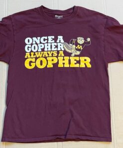 Vintage Champion Minnesota Gophers Shirt, Minnesota Golden Gophers Football Fan Shirt, Gifts For NCAA Fans