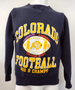 Vintage Champion Sweatshirt 1991 Colorado CU Buffaloes Football Orange Bowl Usa Shirt, Hoodie