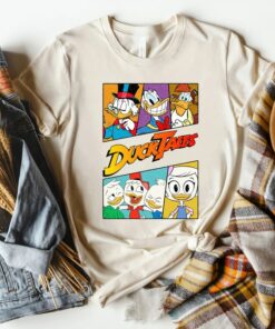 Vintage Disney Ducktales Group Panels Retro Ducktales Shirt, Disneyland Vacation Gift, Disney World Tee Unisex Adult T-shirt Kid Shirt