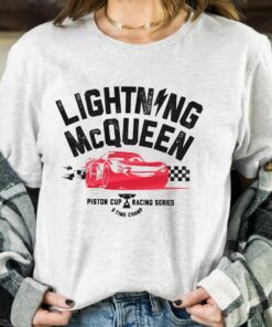 Vintage Disney Pixar Cars 3 Lightning McQueen Ready Graphic Shirt, Magic Kingdom Unisex T-shirt Family Birthday Gift Adult Kid Toddler Tee