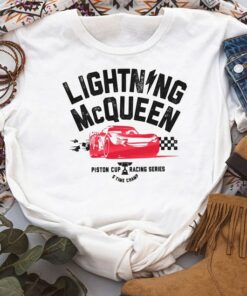 Vintage Disney Pixar Cars 3 Lightning McQueen Ready Graphic Shirt, Magic Kingdom Unisex T-shirt Family Birthday Gift Adult Kid Toddler Tee
