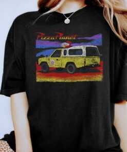 Vintage Disney Pixar Toy Story Pizza Planet Truck Distressed Shirt, Buzz Lightyear Unisex T-shirt Family Birthday Gift Adult Kid Toddler Tee