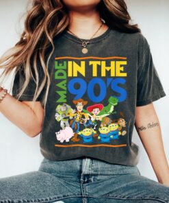 Vintage Disney Toy Story Made In The 90s T-Shirt, Disney Trip Tee, Disneyland Vacation Gift, Disney World Tee Unisex Adult T-shirt Kid Shirt