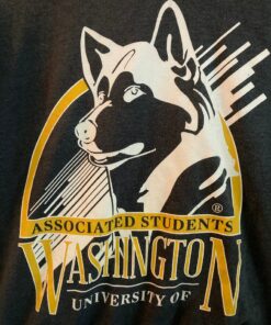 Vintage Gildan University of Washington Huskies Crewneck Sweatshirt, UW Hoodie College Student Gift, University Basketball Fan Shirt