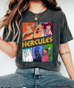 Vintage Hercules Shirt Disney Hercules Megara Hades Shirt, Magic Kingdom, Disneyland Family Trip Vacation Gift Unisex T-shirt