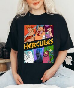 Vintage Hercules Shirt Disney Hercules Megara Hades Shirt, Magic Kingdom, Disneyland Family Trip Vacation Gift Unisex T-shirt