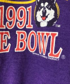 Vintage Huskies Washington Rose Bowl Crewneck Sweatshirt Pullover Jumper, UW Sweatshirt Gifts For NCAA Fans