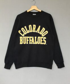 Vintage Logo 7 Colorado Buffaloes Football Sweatshirt Pullover Jumper Sweatshirt, CU Buffs Sweatshirt, Calorado Buffaloes Sweatshirt, Hoodie, Shirt Full Size