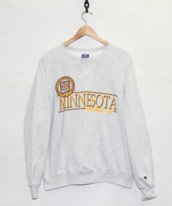 Vintage Minnesota Golden Gophers Champion Sweatshirt Crewneck NCAA Full Size, Minnesota Gophers University Football Fan Shirt