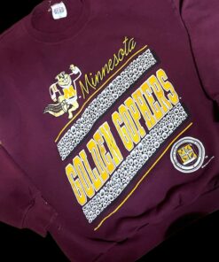 Vintage Minnesota Golden Gophers Crewneck Sweatshirt 1991 Saturday’s Hero Full Size, Minnesota Gophers University Football Fan Shirt