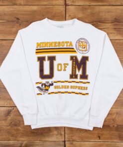 Vintage Minnesota Golden Gophers Crewneck Sweatshirt, NCAA Minnesota Golden Gophers Clothing, University Of Minnesota T-Shirt, Hoodie