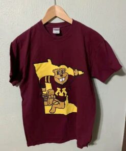 Vintage Minnesota Gopher Goldy T-Shirt, Minnesota Golden Gophers Football Fan Shirt, Gifts For NCAA Fans
