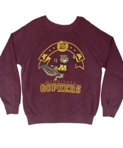 Vintage Minnesota Gophers Sweatshirt, Minnesota Golden Gophers Football Fan Shirt, Gifts For Fans