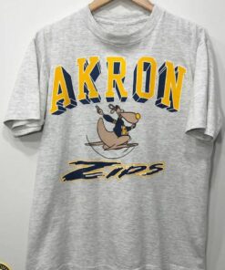 Vintage NCAA Akron Zips Mascot Logo, Akron Zips Shirt, University Of Akron Shirt