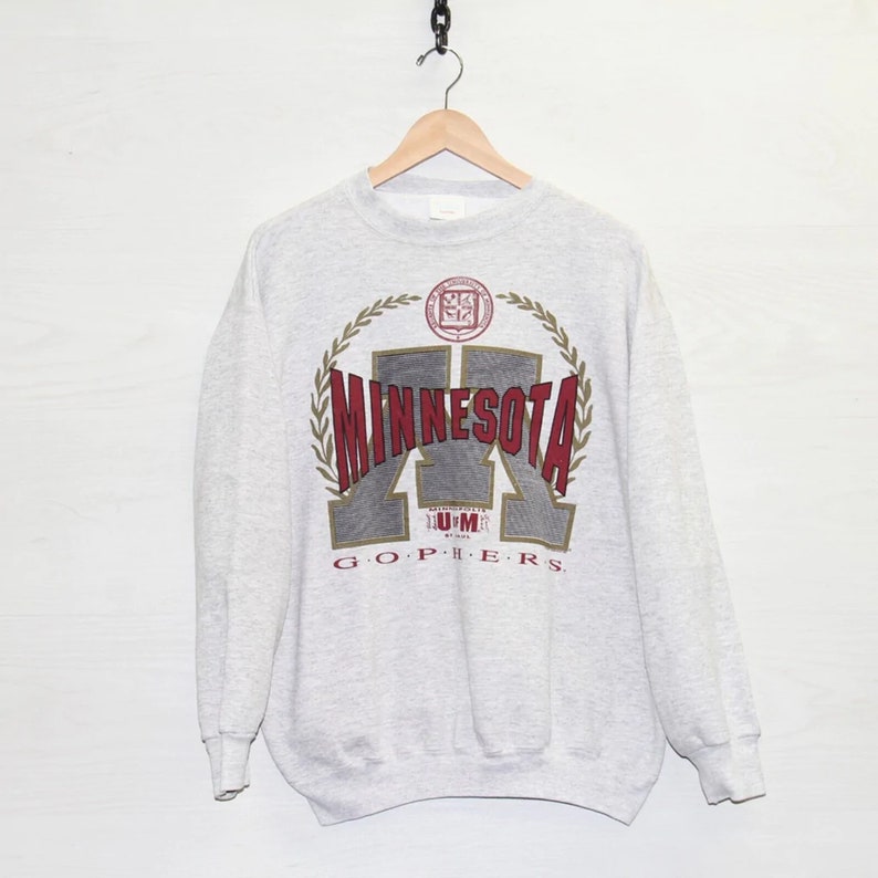 Vintage NCAA Minnesota Golden Gophers Sweatshirt, University Of Minnesota Shirt, NCAA Shirt
