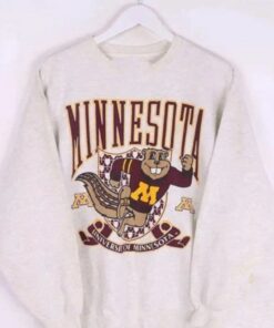 Vintage NCAA Minnesota Golden Gophers Sweatshirt, University Of Minnesota Shirt, NCAA Shirt, University Football Fan Shirt
