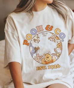 Vintage Pooh and Co EST 1926 Shirt, Cute Pooh Bear And Friends Shirt, Retro Winnie The Pooh, Disney Pooh Bear Shirt, Walt Disney World Shirt