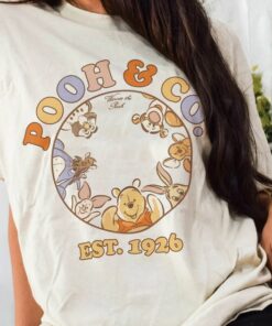 Vintage Pooh and Co EST 1926 Shirt, Cute Pooh Bear And Friends Shirt, Retro Winnie The Pooh, Disney Pooh Bear Shirt, Walt Disney World Shirt