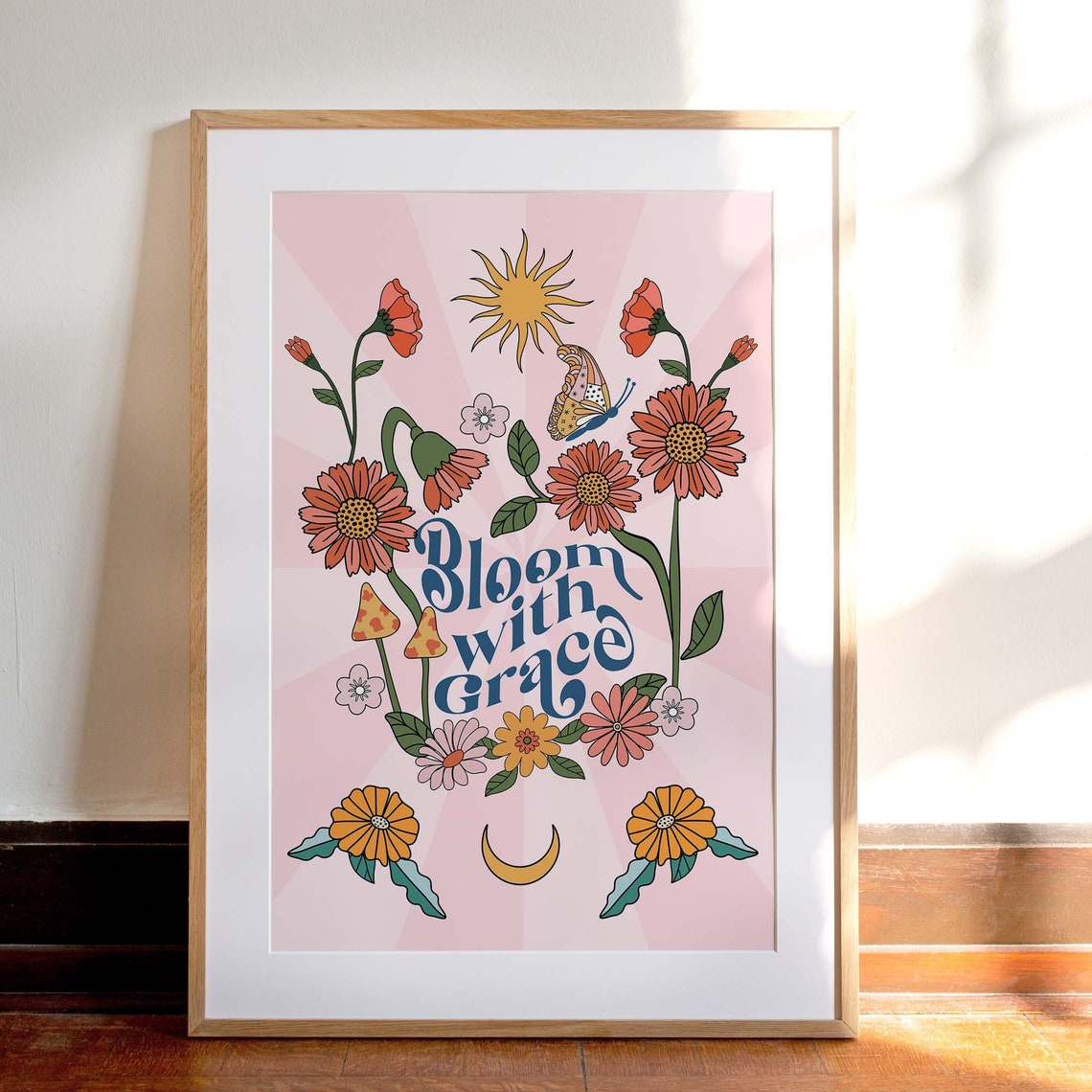 Vintage Poster, 70s Decor, Trendy Wall Prints, Vintage Room Decor, Trendy Prints, 70s Wall Art
