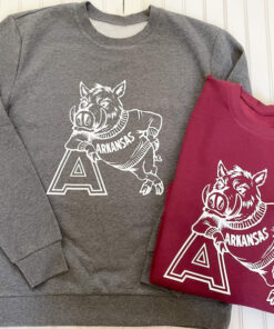 Vintage Razorback Sweatshirt-Unisex Adult Arkansas Sweatshirt, Hoodie, Shirt Full Size, Hogs Shirt Gifts For Razorbacks Fans, Arkansas Razorbacks Hoodie