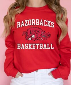 Vintage Razorbacks Basketball Sweatshirt, Throwback Arkansas Sweatshirt, Retro Razorback Crewneck, University of Arkansas Pullover, Woo Pig Shirt, Sweatshirt, Hoodie