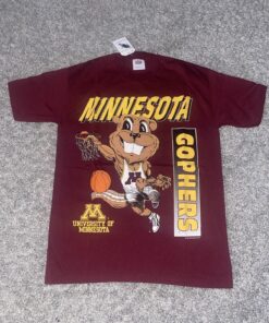 Vintage Saturday’s Hero Minnesota Gophers Basketball Shirt Full Size, Minnesota Gophers University Football Fan Shirt